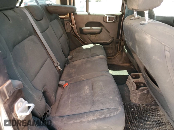 2022 Jeep Wrangler Unlimited Sport S with VIN 1C4HJXDG7NW119880, listed as a Copart auction lot 61948555 with 31,381 mi miles and Salvage title. Bid and sale history available at DreamBid. Image 10.