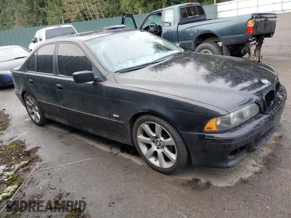 2003 BMW 5 Series 530iA with VIN WBADT63493CK32395, listed as a Copart auction lot 44469625 with 0 mi miles and Clean Title. Bid and sale history available at carsss.com. Image 4.