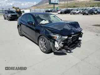 2018 Mazda 3 Grand Touring with VIN 3MZBN1W36JM197530, listed as a Copart auction lot 54550075 with 38,738 mi miles and Salvage Title. Bid and sale history available at DreamBid. Image 14.