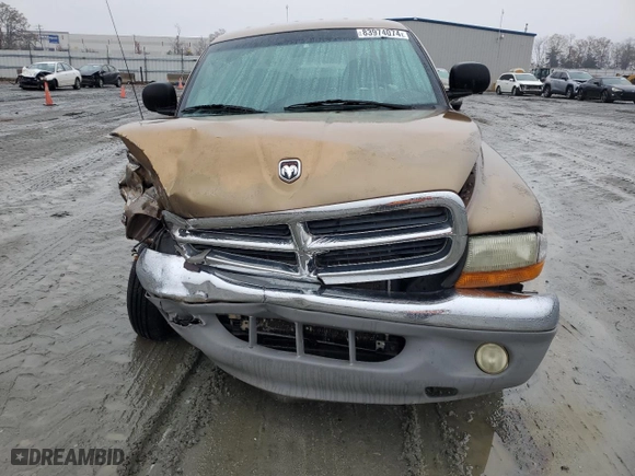 2000 Dodge Dakota Sport with VIN 1B7GL2AN9YS640235, listed as a Copart auction lot 83974074 with 161,896 mi miles and Salvage Title. Bid and sale history available at carsss.com. Image 5.