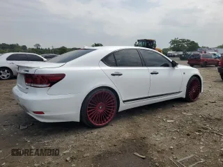 2013 Lexus LS 460 z VIN JTHCL5EF3D5016800, wystawiony jako Copart lot #57410765 z przebiegiem 174 007 mil mil oraz Szkoda całkowita • Salvage title. Historia ofert i sprzedaży dostępna na DreamBid. Obrazek 3.