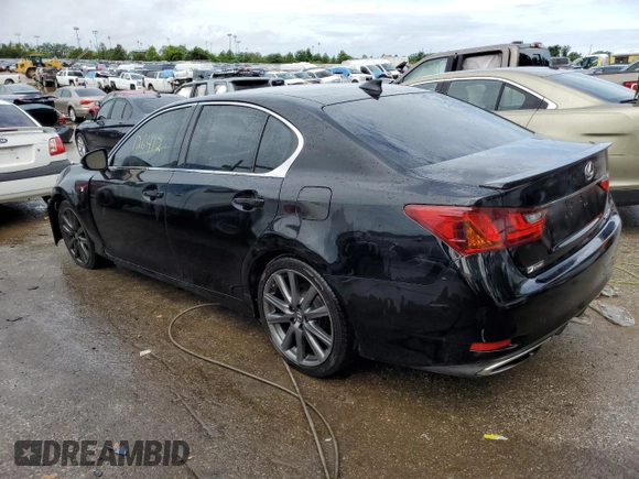 2015 Lexus GS 350 with VIN JTHBE1BL9FA005240, listed as a Copart auction lot 60325714 with 126,412 mi miles and Salvage Title. Bid and sale history available at carsss.com. Image 2.