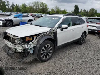 2017 Subaru Outback Limited with VIN 4S4BSAKC2H3355600, listed as a Copart auction lot 57147565 with 85,108 mi miles and Salvage title. Bid and sale history available at DreamBid. Image 1.