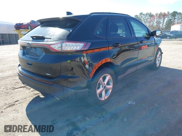 2017 Ford Edge SE with VIN 2FMPK4G95HBB33735, listed as a IAAI auction lot 41882934 with 1 mi miles. Bid and sale history available at carsss.com. Image 4.