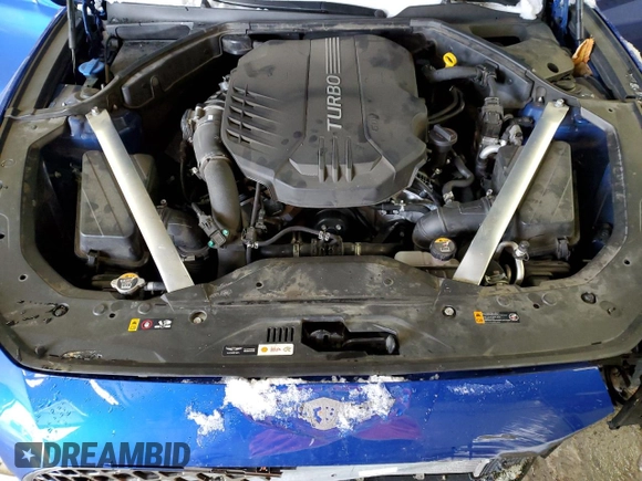 2022 Genesis G70 3.3T with VIN KMTG54TE8NU092068, listed as a Copart auction lot 85809484 with 48,319 mi miles and Salvage Title. Bid and sale history available at DreamBid. Image 11.
