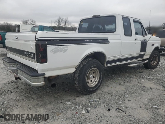 1996 Ford F-150 with VIN 1FTEX14H1TKA33251, listed as a Copart auction lot 45154865 with 278,905 mi miles and Salvage title. Bid and sale history available at DreamBid. Image 3.