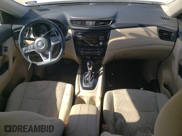 2017 Nissan Rogue SV with VIN 5N1AT2MT1HC844145, listed as a Copart auction lot 49464715 with 80,291 mi miles and Salvage Title. Bid and sale history available at carsss.com. Image 8.