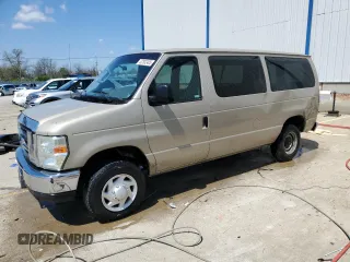2008 Ford Econoline Passenger XL with VIN 1FMNE11L48DA80599, listed as a Copart auction lot 52532405 with 263,848 mi miles and Non Repairable. Bid and sale history available at carsss.com. Image 1.