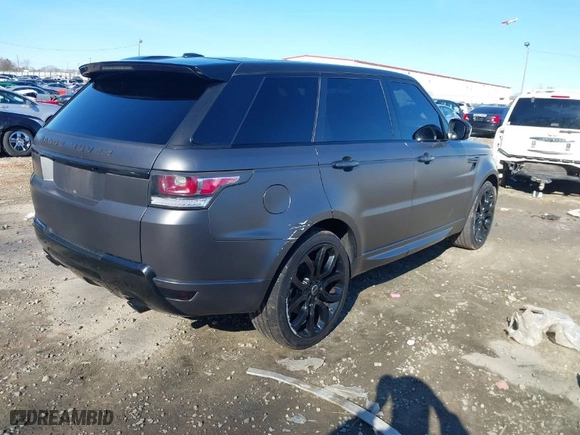 2015 Land Rover Range Rover Sport HSE with VIN SALWR2VF5FA604289, listed as a IAAI auction lot 41268659 with 134,860 mi miles. Bid and sale history available at carsss.com. Image 4.