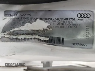 2016 Audi A6 3.0T Prestige with VIN WAUHGAFC3GN114316, listed as a Copart auction lot 54568015 with 105,855 mi miles and Salvage Title. Bid and sale history available at carsss.com. Image 12.