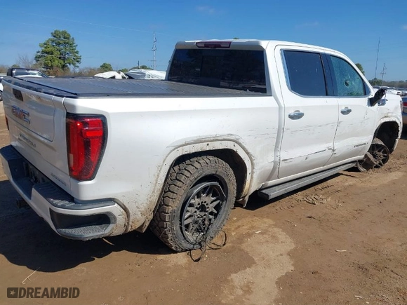 2020 GMC Sierra 1500 Denali with VIN 1GTU9FEL7LZ152659, listed as a IAAI auction lot 41662492 with 101,222 mi miles. Bid and sale history available at carsss.com. Image 4.