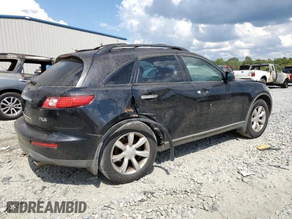2004 Infiniti FX with VIN JNRAS08U94X107387, listed as a Copart auction lot 69709264 with 255,861 mi miles and Salvage Title. Bid and sale history available at DreamBid. Image 3.