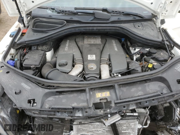2013 Mercedes-Benz M ML 63 AMG with VIN 4JGDA7EB5DA110524, listed as a Copart auction lot 65643094 with 65,436 mi miles and Salvage Title. Bid and sale history available at carsss.com. Image 12.
