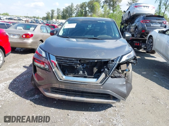 2023 Nissan Rogue S with VIN 5N1BT3AA7PC893183, listed as a IAAI auction lot 41983048 with 34,837 mi miles. Bid and sale history available at carsss.com. Image 12.