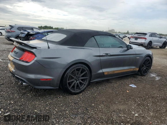 2022 Ford Mustang GT Premium with VIN 1FATP8FF4N5116885, listed as a Copart auction lot 89044225 with 28,490 mi miles and Clean title. Bid and sale history available at DreamBid. Image 3.