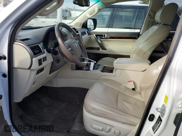 2010 Lexus GX 460 with VIN JTJBM7FX9A5011333, listed as a Copart auction lot 44585355 with 201,023 mi miles and Clean Title. Bid and sale history available at DreamBid. Image 7.