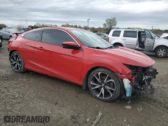 2018 Honda Civic Si z VIN 2HGFC3A56JH752801, wystawiony jako Copart lot #50408255 z przebiegiem 129 575 mil mil oraz Szkoda całkowita • Salvage title. Historia ofert i sprzedaży dostępna na DreamBid. Obrazek 4.