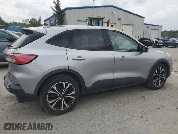 2021 Ford Escape SE with VIN 1FMCU0G63MUA99659, listed as a Copart auction lot 49496785 with 47,911 mi miles and Salvage Title. Bid and sale history available at carsss.com. Image 3.