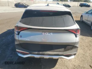 2025 Kia Sportage EX with VIN KNDPV3DFXS7327712, listed as a Copart auction lot 77497044 with 26 mi miles and Salvage Title. Bid and sale history available at carsss.com. Image 6.