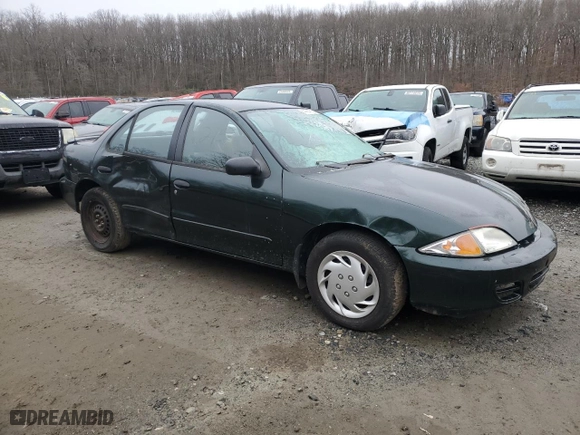 2002 Chevrolet Cavalier LS with VIN 1G1JF524027251605, listed as a Copart auction lot 44364615 with 50,137 mi miles and Salvage Title. Bid and sale history available at carsss.com. Image 4.