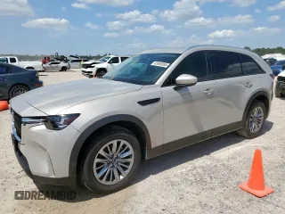 2024 Mazda CX-90 Preferred Plus with VIN JM3KKCHD2R1128136, listed as a Copart auction lot 65890955 with 23,454 mi miles and Salvage title. Bid and sale history available at DreamBid. Image 1.