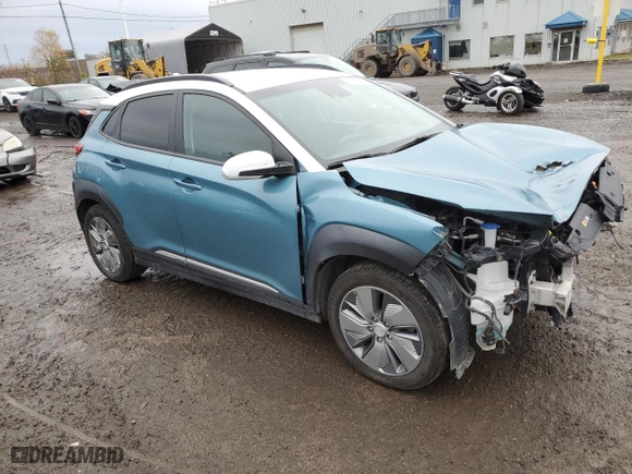 2019 Hyundai Kona Electric SEL with VIN KM8K23AG1KU044807, listed as a Copart auction lot 78909774 with 140,136 mi miles and Salvage Title. Bid and sale history available at carsss.com. Image 4.
