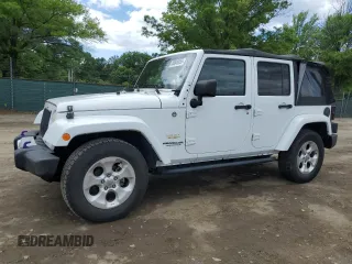 2014 Jeep Wrangler Unlimited Sahara z VIN 1C4BJWEG9EL220063, wystawiony jako Copart lot #56849055 z przebiegiem 115 294 mil mil oraz Szkoda całkowita • Salvage title. Historia ofert i sprzedaży dostępna na DreamBid. Obrazek 1.