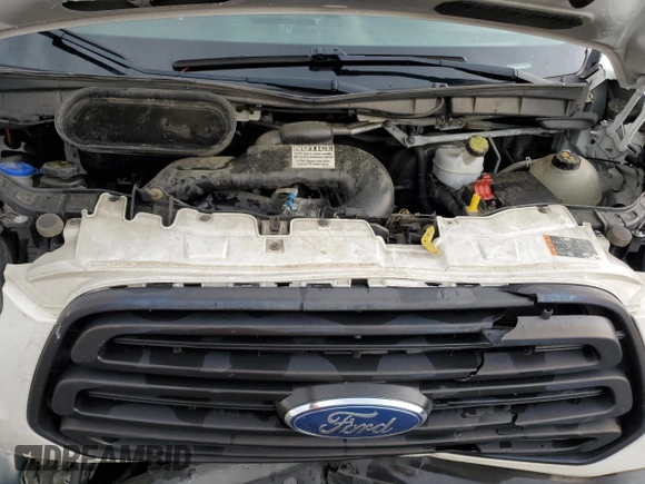 2019 Ford Transit with VIN 1FTYE2CM7KKB67736, listed as a Copart auction lot 59896285 with 120,913 mi miles and Salvage title. Bid and sale history available at DreamBid. Image 12.