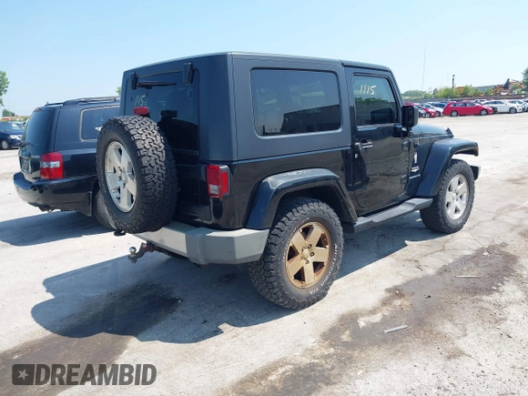 2009 Jeep Wrangler Sahara with VIN 1J4FA541X9L763737, listed as a IAAI auction lot 42721115 with 166,663 mi miles and . Bid and sale history available at DreamBid. Image 4.