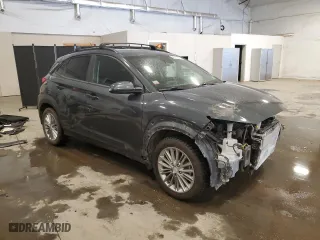 2019 Hyundai Kona SEL with VIN KM8K2CAA0KU386003, listed as a Copart auction lot 46114045 with 81,875 mi miles and Salvage Title. Bid and sale history available at carsss.com. Image 4.