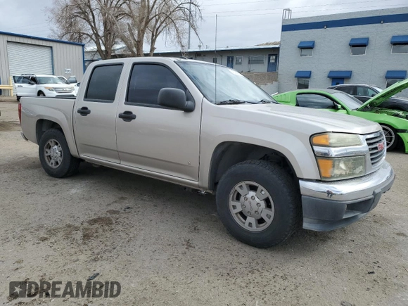 2008 GMC Canyon SLE2 with VIN 1GTCS43E288225393, listed as a Copart auction lot 45380955 with 148,489 mi miles and Salvage Title. Bid and sale history available at carsss.com. Image 4.
