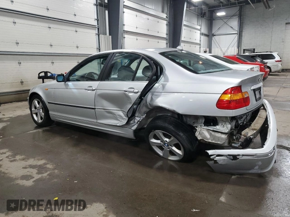 2004 BMW 3 Series 330xi with VIN WBAEW53404PN34206, listed as a Copart auction lot 89312765 with 136,885 mi miles and Salvage Title. Bid and sale history available at carsss.com. Image 2.