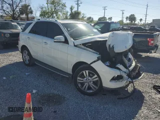 2013 Mercedes-Benz M 350 with VIN 4JGDA5JB0DA207866, listed as a Copart auction lot 48928315 with Not Provided miles and Salvage Title. Bid and sale history available at DreamBid. Image 4.