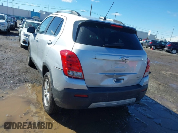 2015 Chevrolet Trax LT with VIN 3GNCJRSBXFL246036, listed as a IAAI auction lot 41742070 with 123,184 mi miles and . Bid and sale history available at carsss.com. Image 6.