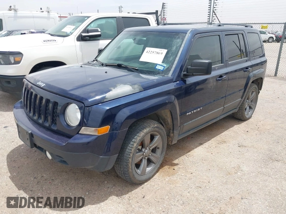 2015 Jeep Patriot High Altitude with VIN 1C4NJPFA7FD329369, listed as a IAAI auction lot 42257869 with 230,504 mi miles and . Bid and sale history available at DreamBid. Image 2.
