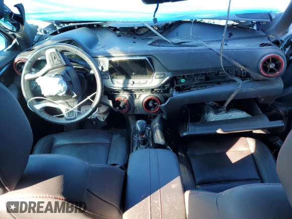 2022 Chevrolet Blazer RS with VIN 3GNKBERS4NS134747, listed as a Copart auction lot 88353445 with Not provided miles and Salvage title. Bid and sale history available at DreamBid. Image 8.