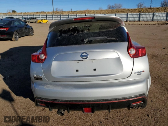 2014 Nissan Juke NISMO RS with VIN JN8DF5MV4ET150707, listed as a Copart auction lot 82986974 with Not Provided miles and Salvage Title. Bid and sale history available at carsss.com. Image 6.