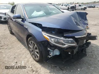 2019 Kia Optima LX with VIN 5XXGT4L31KG319878, listed as a Copart auction lot 52647693 with 48,665 mi miles and Salvage Title. Bid and sale history available at carsss.com. Image 4.