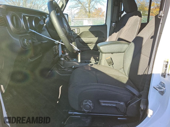2022 Jeep Wrangler Unlimited Sport with VIN 1C4HJXDN7NW270183, listed as a Copart auction lot 80512144 with 10,935 mi miles and Clean Title. Bid and sale history available at DreamBid. Image 7.