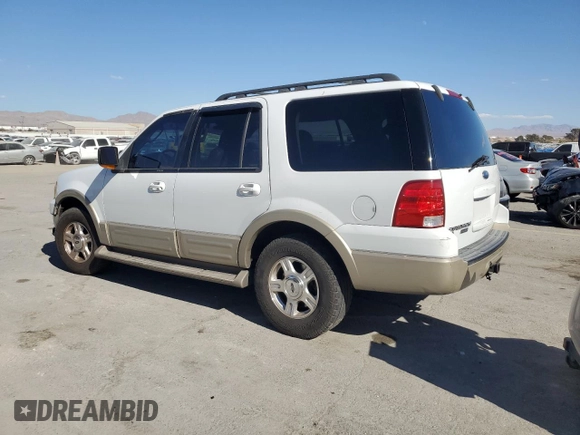 2005 Ford Expedition Eddie Bauer with VIN 1FMPU17525LA63757, listed as a Copart auction lot 44461505 with 186,569 mi miles and Salvage Title. Bid and sale history available at carsss.com. Image 2.