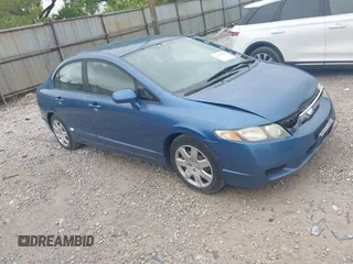 2009 Honda Civic LX z VIN 19XFA16539E001289, wystawiony jako IAAI lot #42246029 z przebiegiem 128 446 mil mil oraz . Historia ofert i sprzedaży dostępna na DreamBid. Obrazek 1.