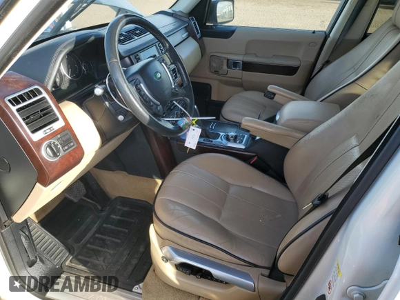 2008 Land Rover Range Rover HSE with VIN SALMF154X8A267890, listed as a Copart auction lot 46231585 with 186,558 mi miles and Clean Title. Bid and sale history available at DreamBid. Image 7.