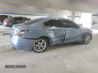 2012 Nissan Maxima SV with VIN 1N4AA5AP9CC813100, listed as a Copart auction lot 61155655 with 182,200 mi miles and Salvage title. Bid and sale history available at DreamBid. Image 3.