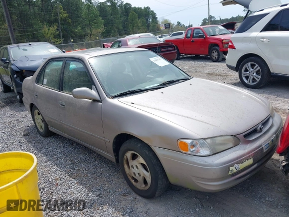 2000 Toyota Corolla VE with VIN 2T1BR12E2YC319804, listed as a IAAI auction lot 41895787 with 160,985 mi miles and . Bid and sale history available at DreamBid. Image 1.