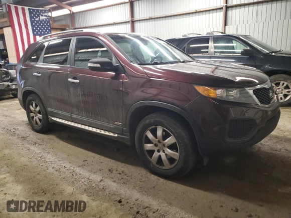 2012 Kia Sorento LX with VIN 5XYKTDA20CG297079, listed as a Copart auction lot 46606615 with 222,377 mi miles and Salvage Title. Bid and sale history available at carsss.com. Image 4.