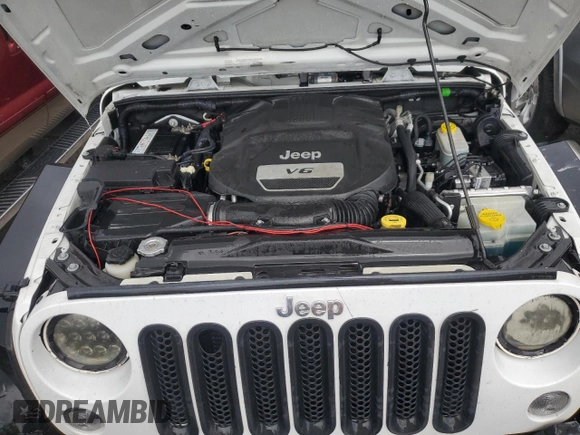 2018 Jeep Wrangler JK Unlimited Sport S with VIN 1C4BJWDG2JL809600, listed as a Copart auction lot 76384474 with 0 mi miles and Non Repairable. Bid and sale history available at carsss.com. Image 12.