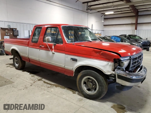1995 Ford F-150 with VIN 1FTEX15N1SKA68827, listed as a Copart auction lot 88356145 with 0 mi miles and Salvage Title. Bid and sale history available at carsss.com. Image 4.