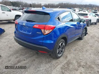 2018 Honda HR-V EX-L Navi with VIN 3CZRU6H76JM705801, listed as a IAAI auction lot 41555125 with 12,729 mi miles. Bid and sale history available at carsss.com. Image 4.