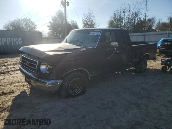 1991 Ford F-150 with VIN 1FTEX15N6MKB37563, listed as a Copart auction lot 46324765 with 35,884 mi miles and Salvage Title. Bid and sale history available at DreamBid. Image 1.