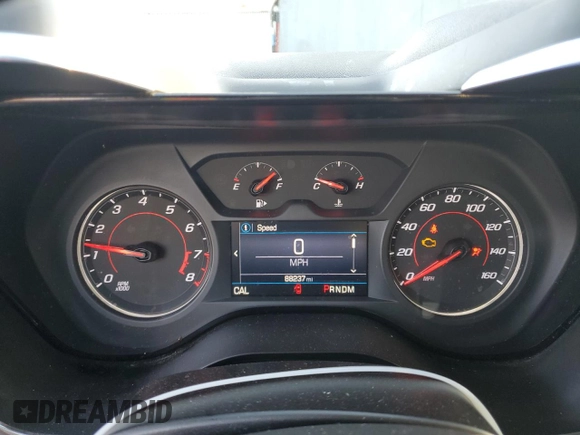 2019 Chevrolet Camaro 1LT with VIN 1G1FB3DXXK0122907, listed as a Copart auction lot 41435665 with 88,237 mi miles and Salvage Title. Bid and sale history available at carsss.com. Image 9.